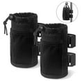 thumbnail image 1 of 1-Pack Bike Water Bottle Holder Bag, Polyester Material, Black Color, Cold/Heat Preservation, Fits Phone Storage, Compatible with Multiple Vehicles, 1 of 1