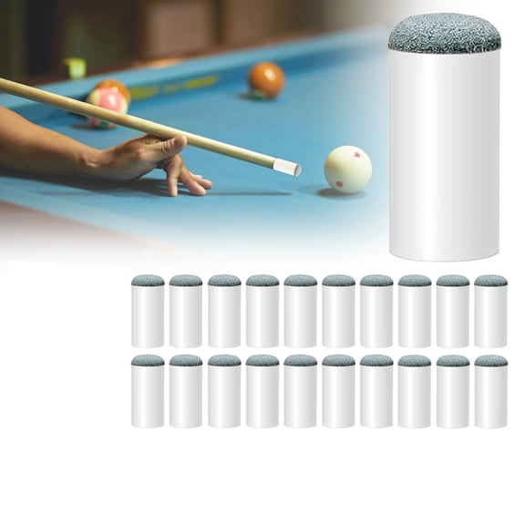 1 Pack Billiard Pool Cue Tips, Slip on Pool Cue Repair Tips,Billiard Pool Cue Stick Tips Screw on Tips,Soft Billiard Pool Cue Slip-On Tips ,Slip On Pool Cue Tips Replacement Billiard Cue Tips(13mm)