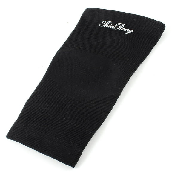 Unique Bargains 1Pc Elbow Brace for Tennis Golfer, Black Elastic Elbow Compression Sleeve for Men & Women Weightlifting, Workout, Fitness