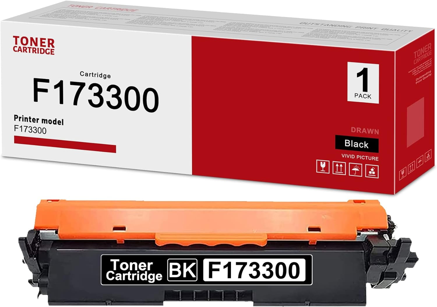 1-Pack-Black-F173300-Toner-
