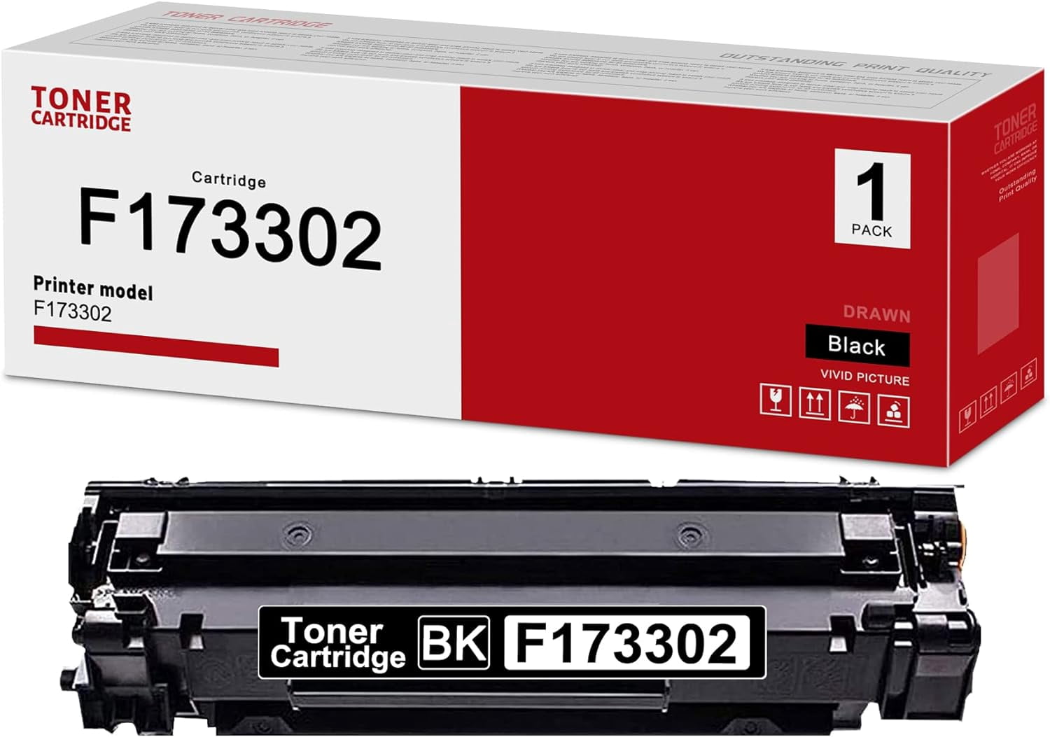 1-Pack-Black-F173302-Toner-