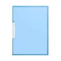 1 Pack Blue Report Covers with Swing Clip, File Folder with Swing Clip, 30 Sheets Capacity, Slide Locking Report Covers, Letter Size, Front Report Covers for Documents Presentation Resume Office