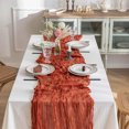 thumbnail image 1 of 1 Pack Boho Table Runner, Spring Fall Seasonal Decor for Home Table Cloth Tea Wedding Birthday Party Bridal Halloween Thanksgiving Home Decorations (35 x 70 Inches), 1 of 6