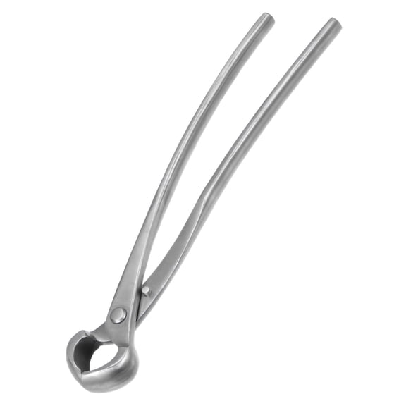 1 Pack Bonsai Tool - 11" Stainless Steel Knob Cutter, Applying to Garden (Silver)