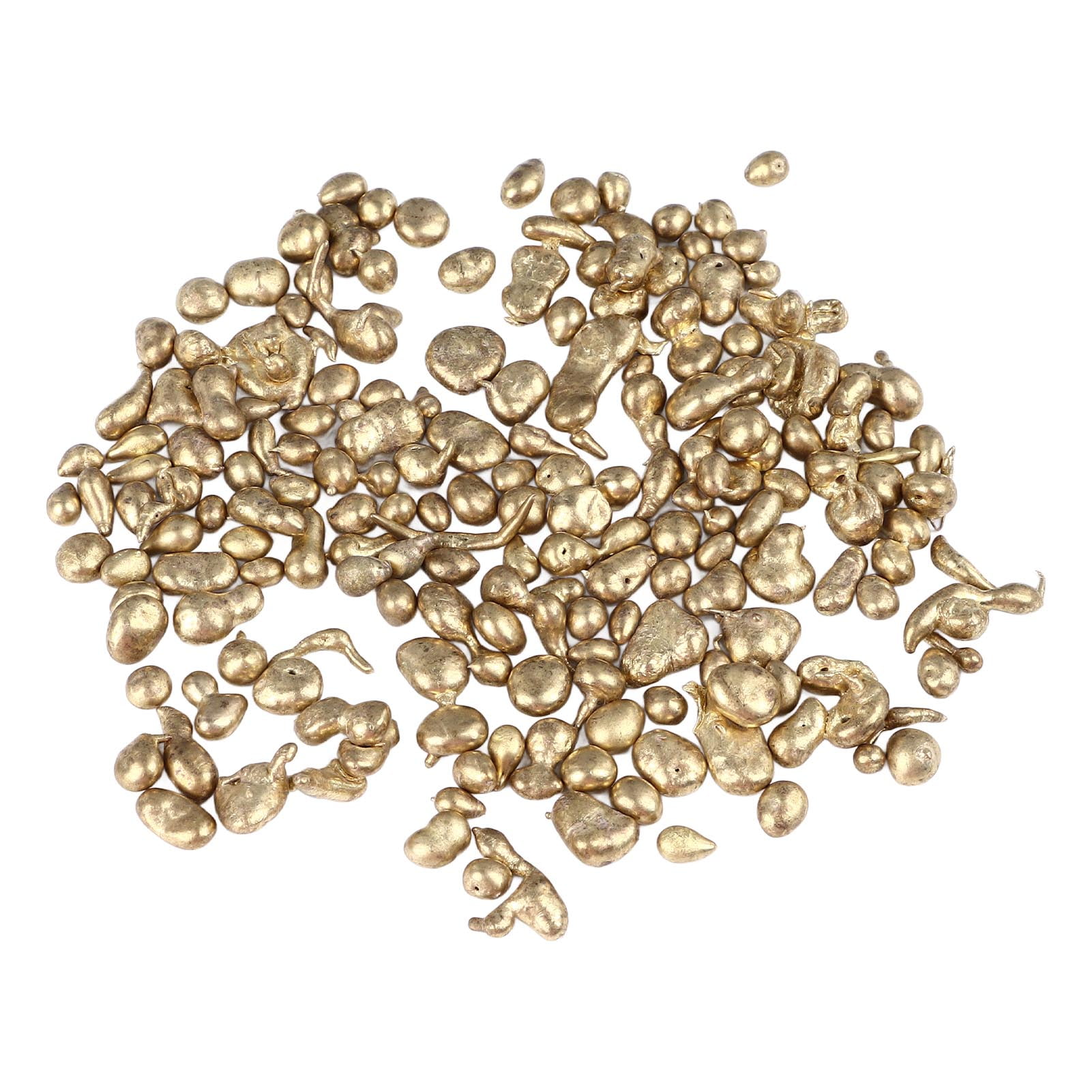 1 Pack Brass Particles Multipurpose Erosion Resistance Copper Casting Grain for Metal Casting