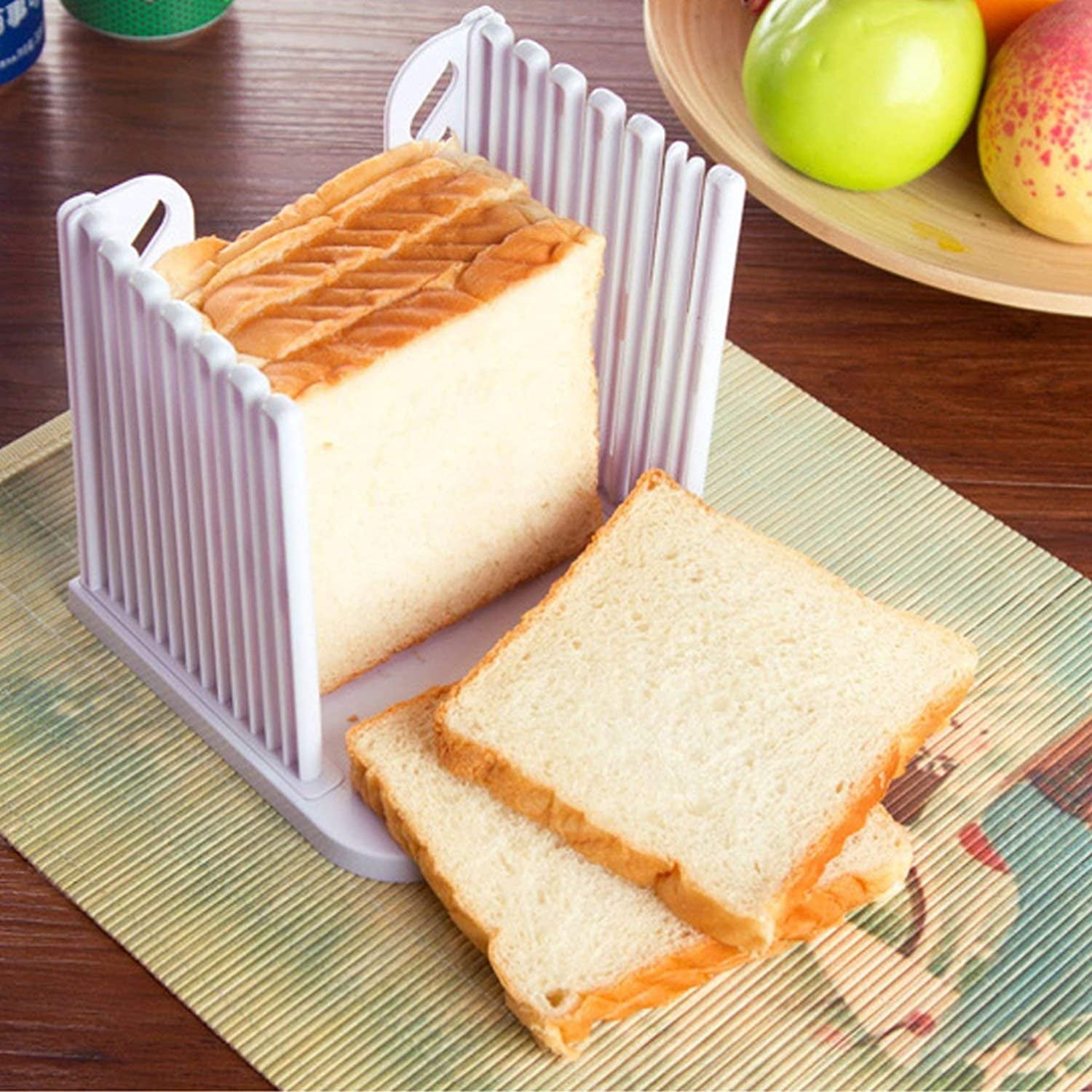 Buy Wholesale China 4 Thickness Adjustable Loaf Cutter Machine Foldable  Bread Toast Bagels Bread Slicer & Bread Slicer at USD 1.02