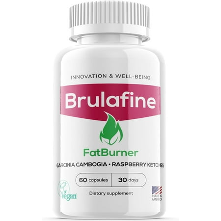 (1 Pack) Brulafine - Keto Weight Loss Formula - Energy & Focus Boosting Dietary Supplements for Weight Management & Metabolism - Advanced Fat Burn Raspberry Ketones Pills - 60 Capsules