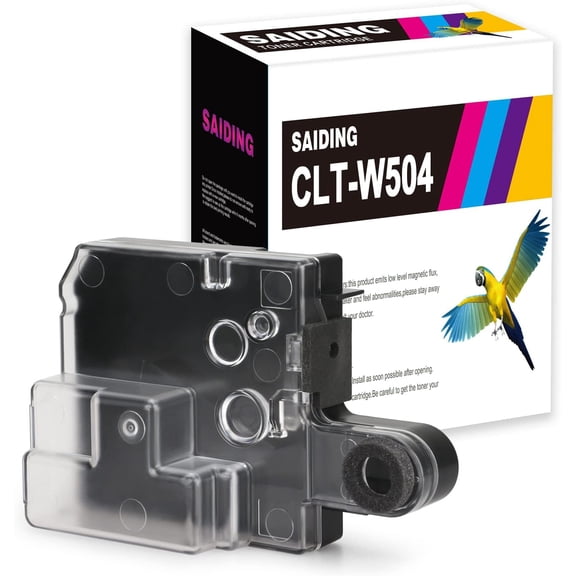 1 Pack CLT-W504 Waste Toner Container Compatible with Samsung CLT-W504 Fits Samsung CLP-415NW CLX-4195FW C1810W C1860FW Color Laser Printers