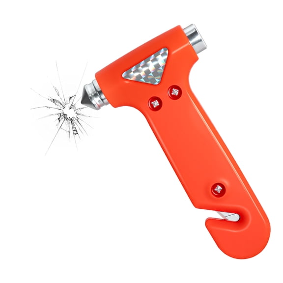 1 Pack Car Emergency Escape Tool Auto Seatbelt Cutter Window Breaker Glass Hammer,0.35lb