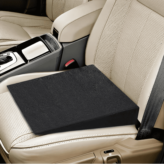 1 Pack Car Wedge Cushion, Angled EPE Foam Leveling Pad for Rear , Office and Home Chair Support, 14.17x13.78x2.76 In