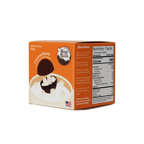 1 Pack Caramel Cocoa Bombs