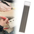 thumbnail image 1 of 1 Pack Carpenter Pencils Mechanical Pencils with 6 Refills, Construction Pencils with Built-in Sharpener, Long Nib Deep Hole Pencil Marker, Heavy Duty Woodworking Pencil for Architect (2 Colors)(BK2), 1 of 8