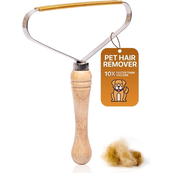 1-Pack - Carpet Rake and for Remover Tool - Lint Remover and Hair Scraper for Couch - Easy to Clean Fuzz and Pro Hair Remover for Rugs, Floor Mat