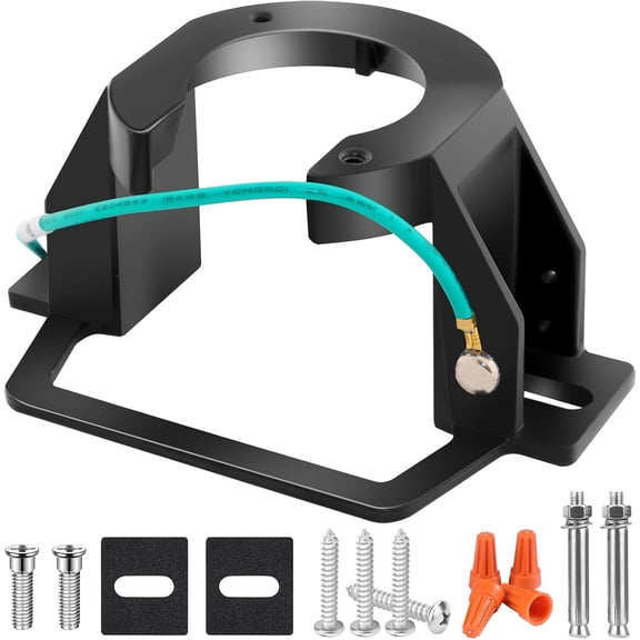 1 Pack Cast Aluminum Ceiling Fan Mounting Bracket, Sloped Ceiling Fan Mount for <10 Vaulted Canopy, Hanger Kit with 6 Mounting Screws, Fits 1" Downrods & 4" Boxes