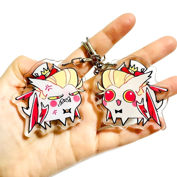 1 Pack Cat Lucifer - Adult Animated Show Keychain - cute cat Lucifer charm