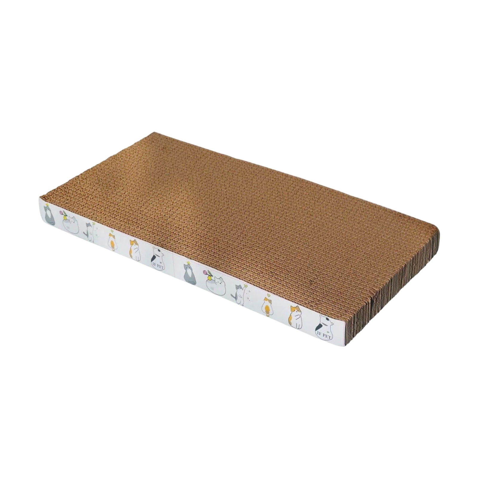 1 Pack Cat Scratch Pad with Box, Cardboard Cat Scratcher for Indoor ...