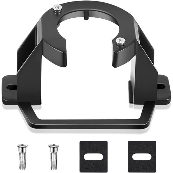 1 Pack Ceiling Fan Mounting Bracket Kits for Cathedral Canopy Living Room, Black (Without Wire)