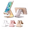 thumbnail image 1 of Cell Phone Desk Stand Holder, 1-Pack Aluminum Desktop Stand for Compatible Smartphones and Tablets, TIKA, 1 of 6