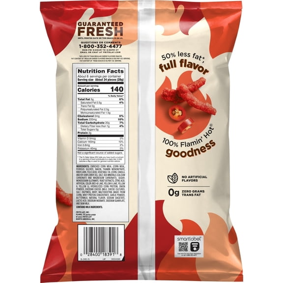 Cheetos Flamin Hot Oven Chips 7.63 oz - Pack of 1