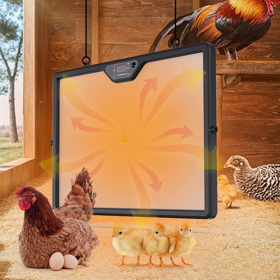 1 PackChicken Brooder Heater Plate-Chicken Heater, Adjustable Temperature, Remote Control, Efficient & Safe Heating Pa