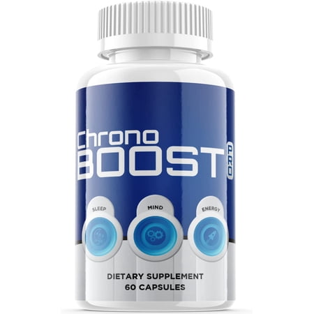 (1 Pack) Chrono Boost Pro - Dietary Supplement for Focus, Memory, Clarity, & Energy - Advanced Cognitive Support Formula for Maximum Strength - 60 Capsules