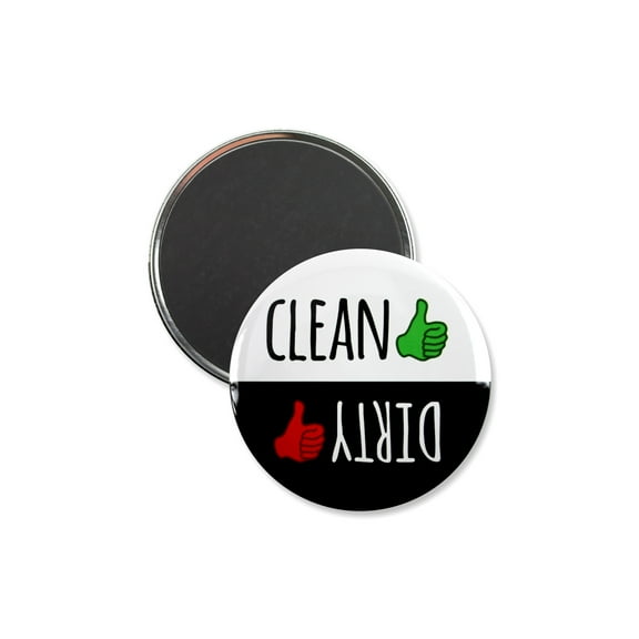 1 Pack - Clean / Dirty Dishwasher Thumbs Up/ Down Organized Kitchen Houseware Magnet - 3 Inch