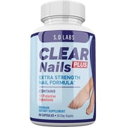 1 Pack Clear Nails Plus - Antifungal Nails Remedies - 60 Capsules