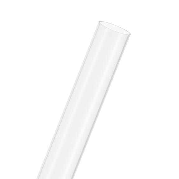 1-Pack Clear Plastic Tube, 30mm[1.18"] ID x 32mm[1.26"] OD High Impact Rigid Polycarbonate Round Pipes [305mm/12IN]