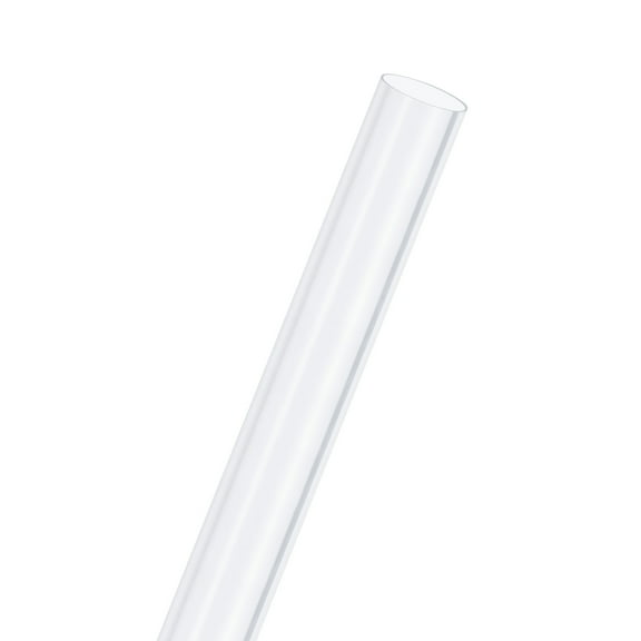 1-Pack Clear Rigid Pipe, 20mm(0.79") ID x 21mm(0.83") OD 1ft Round Plastic Tube for Water Pipe/Fish Tank/Wire Protection, High Hardness Tubing [305mm, Clear Blue]