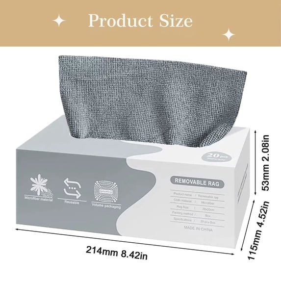 1 Pack Clearance Under $3 Pack Pop-Up Cleaning Cloths Dish Cloth For Kitchen, Paper Paper Pink