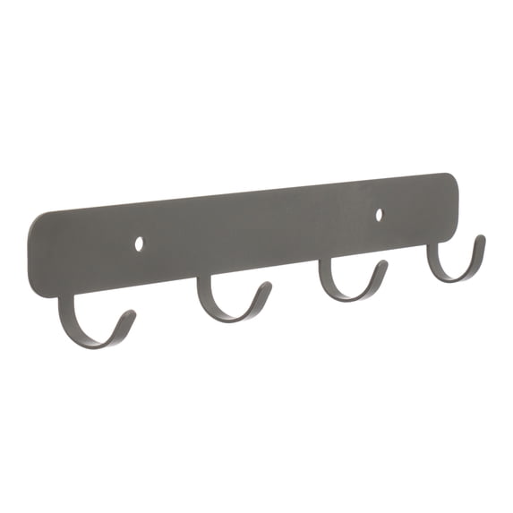 1 Pack Coat Rack Wall Mount, Metal Coat Hook, Hat Rack, Wall Hooks for Hanging for Entryway, Bathroom, Bedroom Gray 4