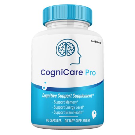 (1 Pack) Cognicare Pro Nootropic Capsules, Cognitive Performance, Cognicare Pro Pills, Brain Focus Memory, 60 Capsules, 1 Month Supply