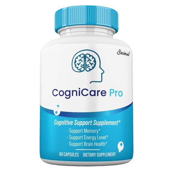 (1 Pack) Cognicare Pro Nootropic Capsules, Cognitive Support Brain Performance Focus Memory, Cogni care Pro Pills, 60 Capsules
