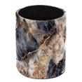 1 Pack Colored Art Marble Circular Pen & Pencil Holder Durable PU