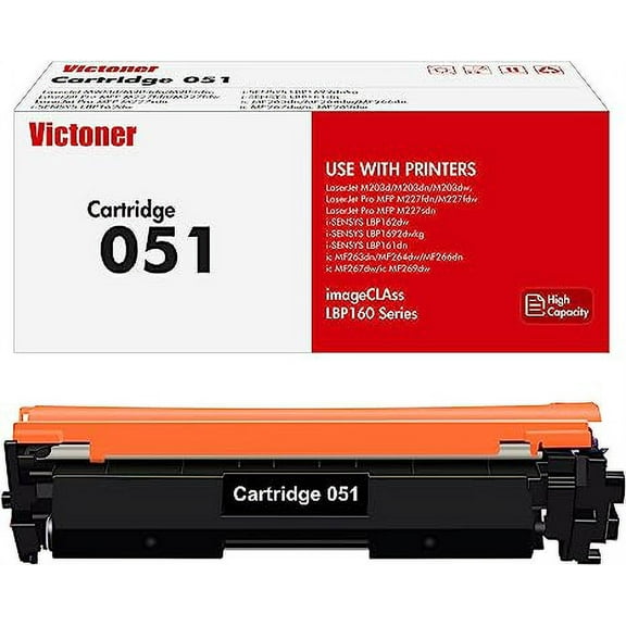 1-Pack Compatible 051 051H Toner Cartridge for Canon Cartridge 051 051H for Canon imageCLASS MF269dw MF267dw MF264dw MF266dn MF263dn LBP162dw LBP161dn LBP1692dwkg Printer