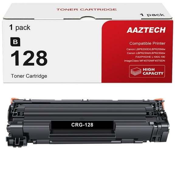 1 Pack Compatible for Canon 128 CRG128 C128 High Yield Black Laser Toner Cartridge Replacement CRG-128 with ImageClass D550 D530 MF4412 MF4580dn MF4400 MF4770n MF4870dn Printer