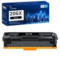 thumbnail image 1 of 1-Pack Compatible Toner Cartridge (WITH CHIP) for HP W2110X 206X 206A Color LaserJet MF P283fdn 283cdw 283fdw, Pro M255dw M255nw Printer Black, 1 of 7