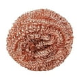 thumbnail image 1 of 1 Pack Copper Coated Scourers – Scrubber Pad Used for Dishes, Pots, Pans, and Ovens. Easy scouring for Tough Kitchen Cleaning, Brown, 1 of 9