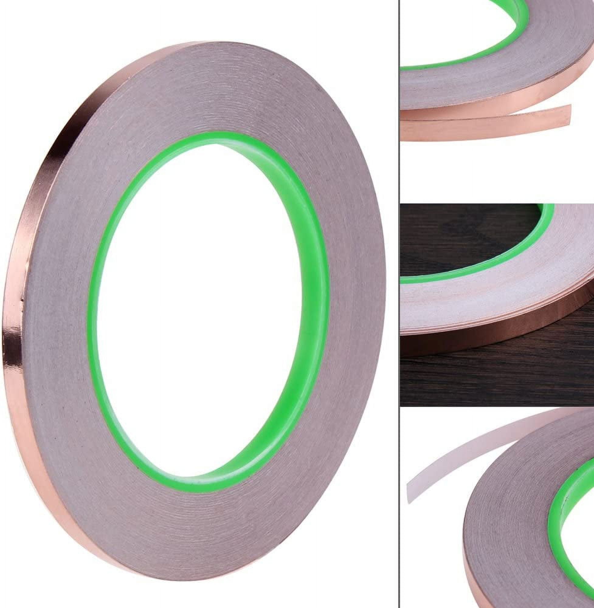 1 Pack Copper Foil Tape,Copper Tape DoubleSided Conductive with