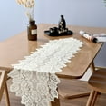 thumbnail image 1 of 1 Pack Crochet Lace Table Runner Doilies for Table, Lace Dresser Scarf for Wedding Party Dining Banquet Decor, 1 of 3