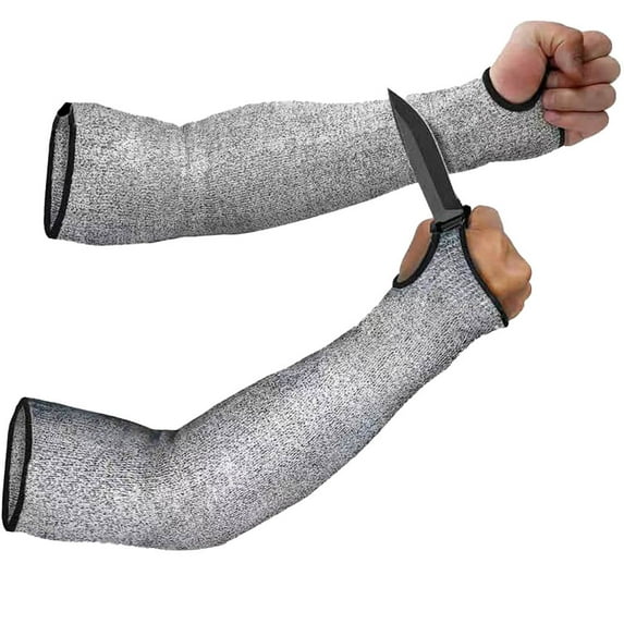 1/Pack Cut Resistant Sleeve For Arm Work Protection Safety, Open/Straight Choice.