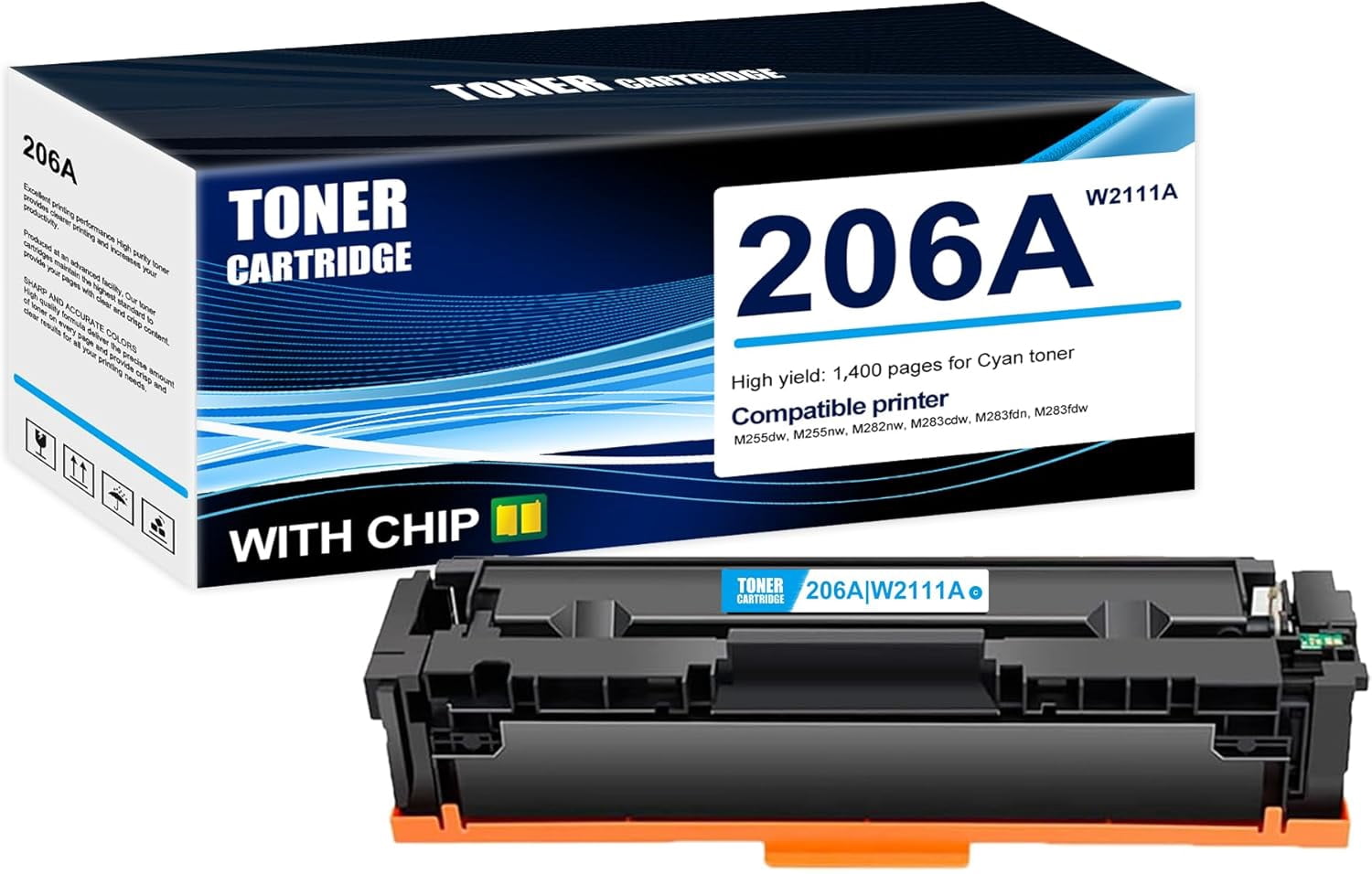 HP W2111A 206A Cyan LaserJet Toner Cartridge