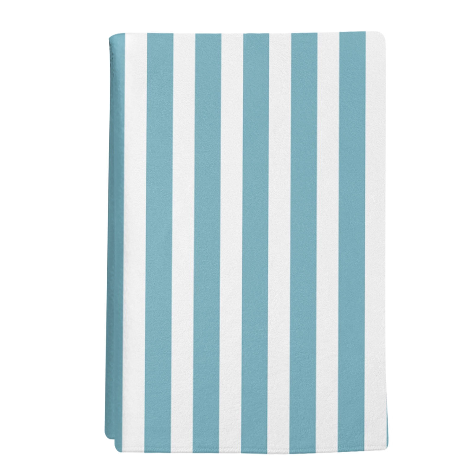 1 Pack Cyan and White Striped Kitchen Towels Gradient Geometric ...