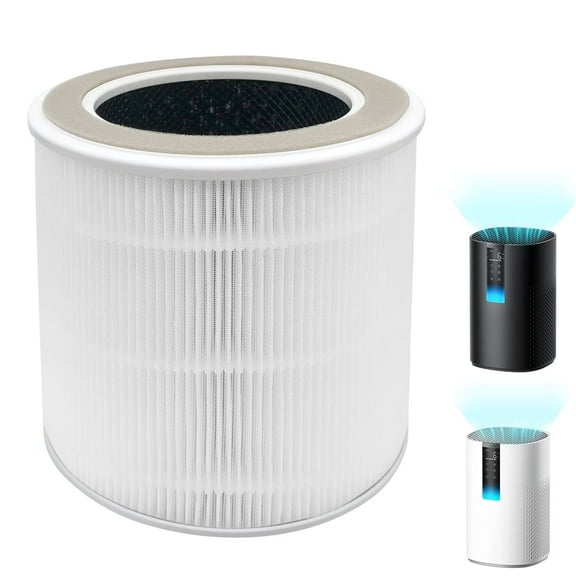 1 Pack DR-HAP005S Replacement Filter Compatible with Dreo Air Purifier, True H13 HEPA Filter, All-Round Powerful Filtration (White)