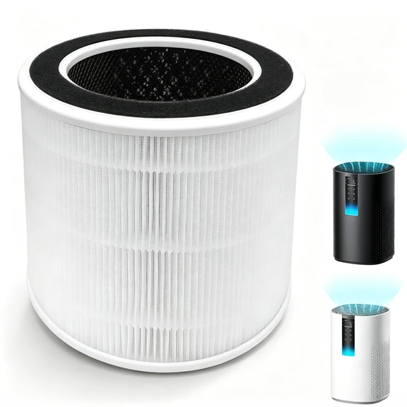 1 Pack DR-HAP005S Replacement Filter Compatible with Dreo Air Purifier, True H13 HEPA Filter, All-Round Powerful Filtration (White)