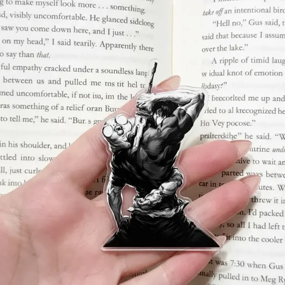 1 Pack Dark Fantasy Warrior Phone Grip, Muscular Monster Phone Holder, Gothic Bookish Accessory For Readers, Gamers And Fantasy Fans