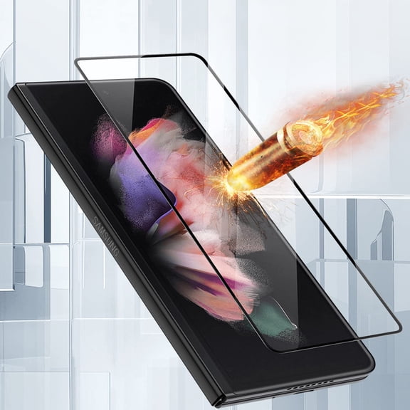 1-Pack Designed for Samsung Galaxy S24 Screen Protector Tempered Glass, Case Friendly Anti-Scratch Bubble Free Hard Resistant Protective Film with Black Edge for Samsung Galaxy S24, Black
