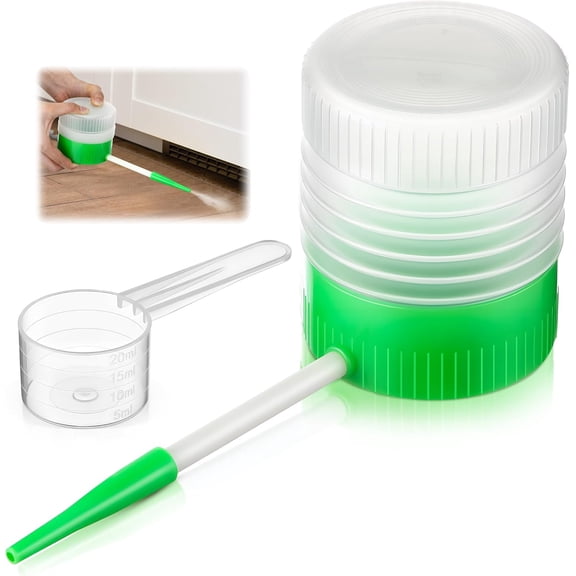 1 Pack Diatomaceous Earth Powder Duster with 6 Inch Extension Nozzle, Diatomaceous Earth Powder Duster for Pest Control, Sprayer for Indoor and Outdoor Use