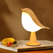 Dimmable Bird Fragrance Cordless Lamp, Touch Control Rechargeable Cute Bird LED Desk Lamp, Home Office Small Table Lamp with Aromatherapy Function
