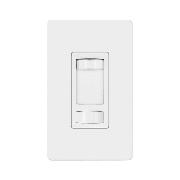 1 Pack Dimmer Light Switch, Single Pole/3 Way and ON/Off Slide Dimmer, 300W LED/CFL & 600W Incandescent/Halogen Compatible, Wall Plate Included, ETL Listed, White